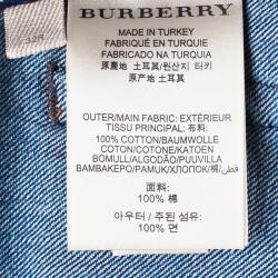 مملوكة مسبقًا Burberry Men's Blue Distressed Denim Jeans S/M