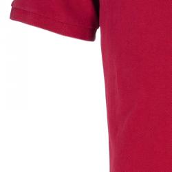 Pre Owned Burberry Men's Red Cotton Polo Shirt S