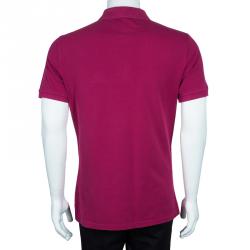 مملوكة مسبقًا Burberry Brit Men's Pink Polo Shirt L