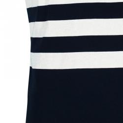 Pre Owned تيشيرت بربري بريت مخطط للرجال XL