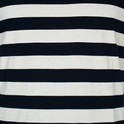 Pre Owned تيشيرت بربري بريت مخطط للرجال XL