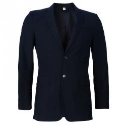 Pre Owned Burberry Tailored Fit Black Men's Suit EU46