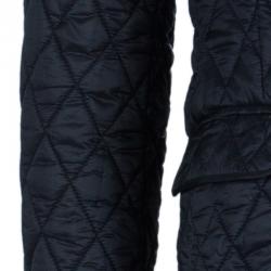 Pre Owned Burberry Men's Black Diamond Quilted Jacket L