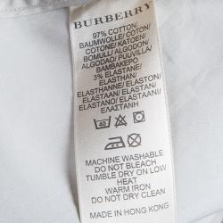 Pre Owned قميص بربري بيج رجالي L