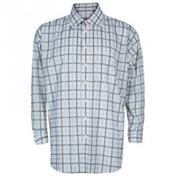Burberry Men's Check Cotton Shirt XXL
