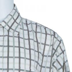 Burberry Men's Check Cotton Shirt XXL
