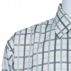 Burberry Men's Check Cotton Shirt XXL