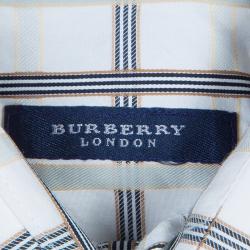 Burberry Men's Check Cotton Shirt XXL