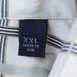 Burberry Men's Check Cotton Shirt XXL