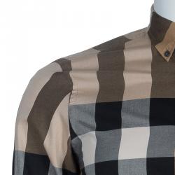 Burberry Men's Novacheck Button Down Shirt S