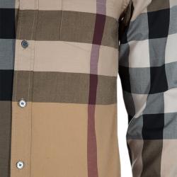 Burberry Men's Novacheck Button Down Shirt S