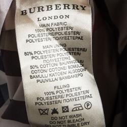 Pre Owned Burberry Brown Long Sleeve Bomber Jacket M