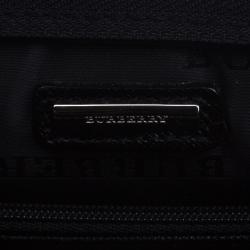 Burberry Black Textured Leather Pouch
