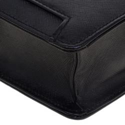 Burberry Black Textured Leather Pouch