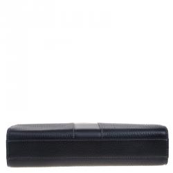 Burberry Black Grain Leather Pouch