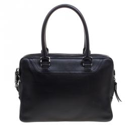 Burberry Black Leather Briefcase