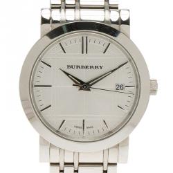 Burberry Silver Stainless Steel BU1350 Men's Wristwatch 38MM