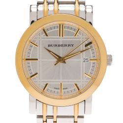 مملوكة مسبقًا Burberry Silver Stainless Steel BU1350 Men's Wristwatch 38MM