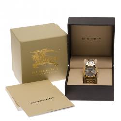 مملوكة مسبقًا Burberry Silver Stainless Steel BU1350 Men's Wristwatch 38MM