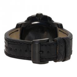 Burberry Black Stainless Steel The Britain Men's Wristwatch 47MM