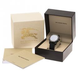 Burberry Black Stainless Steel The Britain Men's Wristwatch 47MM