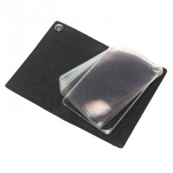 Bvlgari Black Leather Card Holder