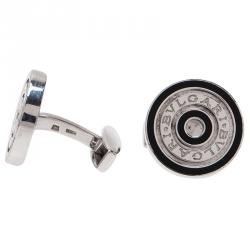 Pre Owned Bvlgari Silver Men's Cufflinks