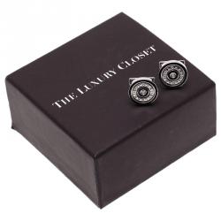 Pre Owned Bvlgari Silver Men's Cufflinks