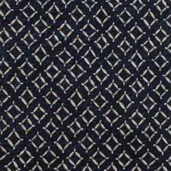 Bvlgari Blue and Cream Printed Silk Tie