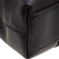 Bvlgari Dark Brown Leather Briefcase