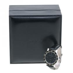 Pre Owned Bvlgari Black Stainless Steel Bvlgari Men's Wristwatch 38MM