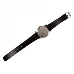 Pre Owned Bvlgari White Stainless Steel Solotempo Men's Wristwatch 29MM 