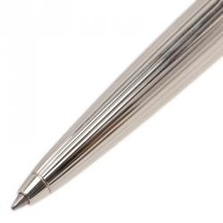 مملوكة مسبقًا قلم حبر كارتييه ديابولو مطلي بلاتينيوم فضي