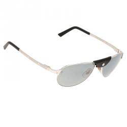 Pre Owned Cartier Black Santos De Cartier Aviators
