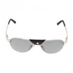 Pre Owned Cartier Black Santos De Cartier Aviators