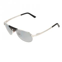 Pre Owned Cartier Black Santos De Cartier Aviators