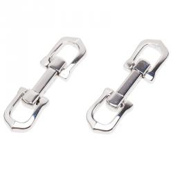 Cartier Silver Pasha Cufflinks 