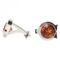 Cartier Citrine Silver Cufflinks