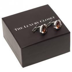 Cartier Citrine Silver Cufflinks