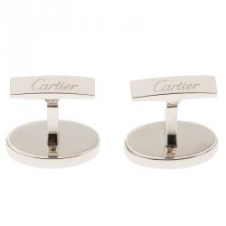 Pre Owned Cartier Silver Autre Men's Cufflinks