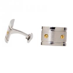 مملوكة مسبقًا Cartier Santos de Cartier Silver Men's Cufflinks