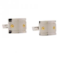 مملوكة مسبقًا Cartier Santos de Cartier Silver Men's Cufflinks