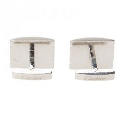 مملوكة مسبقًا Cartier Santos de Cartier Silver Men's Cufflinks