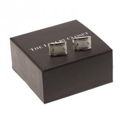 مملوكة مسبقًا Cartier Santos de Cartier Silver Men's Cufflinks