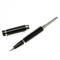 مملوكة مسبقًا Cartier Pasha Black Lacquer Palladium Finish Ballpoint Pen