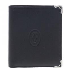 Cartier Black Leather Must De Cartier Multiple Wallet