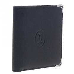 Cartier Black Leather Must De Cartier Multiple Wallet