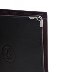 Cartier Black Leather Must De Cartier Multiple Wallet