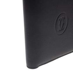 Cartier Black Leather Must De Cartier Multiple Wallet