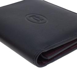 Cartier Black Leather Must De Cartier Multiple Wallet